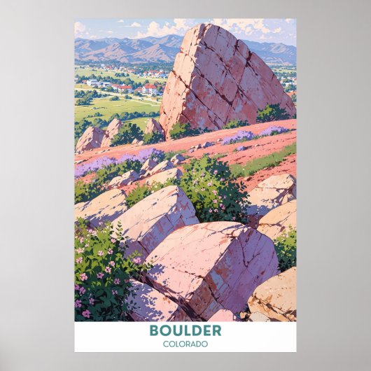 Boulder - Colorado Staat Park Poster (Vorne)