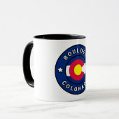 Boulder Colorado Tasse (Vorderseite Links)