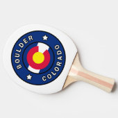 Boulder Colorado Tischtennis Schläger (Seitenansicht)
