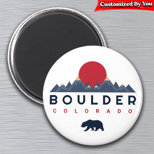 Boulder, Colorado Vintage - Souvenirs aus den Berg Magnet