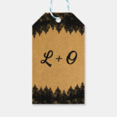 Boulder Colorado Wedding Minimalistisch Welcome Geschenkanhänger (Rückseite)