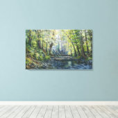 ‚Boulder Creek‘ Leinwanddruck (Insitu (Holzboden))