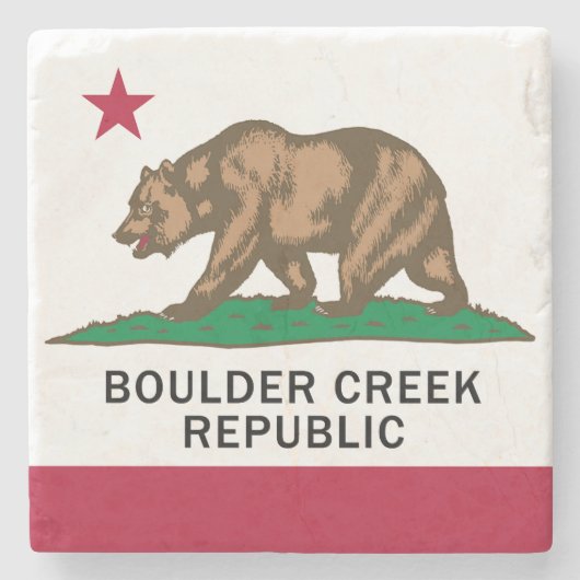 Boulder Creek Republik Steinuntersetzer (Vorderseite)