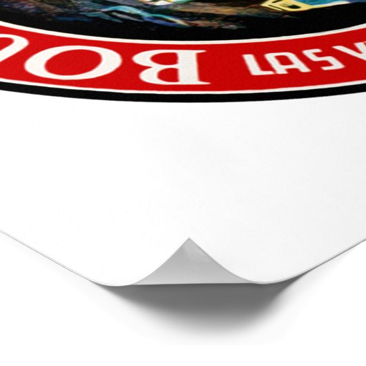 Boulder Dam Recreation Area Poster (Ecke)