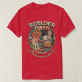 Boulder Dash Ultimate Untergrund Adventure 1984 T-Shirt (Design vorne)