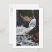Boulder Falls in Boulder Canyon, Colorado View Postkarte (Vorne/Hinten)
