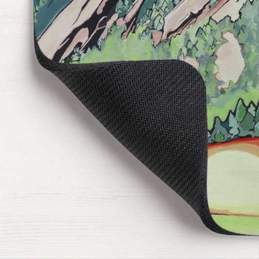 Boulder Flatirons Mousepad (Ecke)