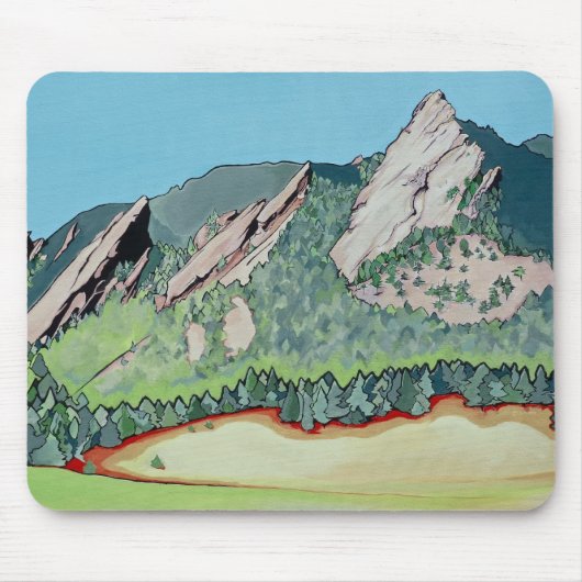 Boulder Flatirons Mousepad (Vorne)