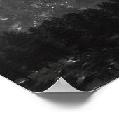 Boulder Flatirons Nebel Poster (Ecke)