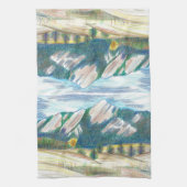 Boulder Flatirons Summer-into-Fall Kitchen Towel Geschirrtuch (Vertikal)