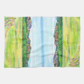Boulder Flatirons Summer Landscape Kitchen Towel Geschirrtuch (Horizontal)