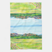 Boulder Flatirons Summer Landscape Kitchen Towel Geschirrtuch (Vertikal)