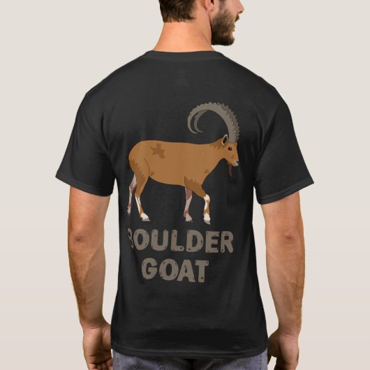 Boulder G.O.A.T (nur Rückseite) T-Shirt (Rückseite)