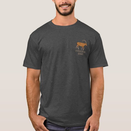 Boulder Goat (both sides) T-Shirt (Vorderseite)