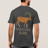 Boulder Goat (both sides) T-Shirt (Rückseite)