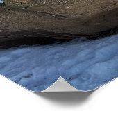 Boulder in Snow Poster (Ecke)