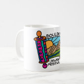 Boulder J Fest-klassische Logo-Tasse Kaffeetasse (Vorderseite Links)