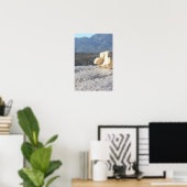 Boulder mit den Bergen Poster (Heimbüro)