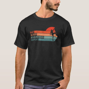Boulder Mountaineer Rock Mountain Climber T-Shirt