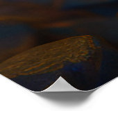 Boulder Opal Ore, Vibrant Gemstone Poster (Ecke)