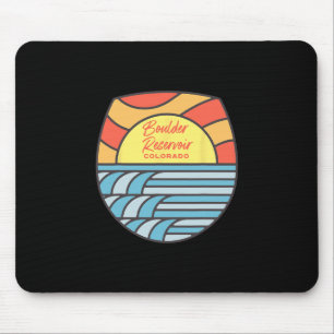 Boulder Reservoir Lake Colorado Co Sonnenuntergang Mousepad
