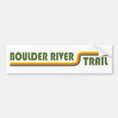 Boulder River Trail Washington Autoaufkleber (Vorne)