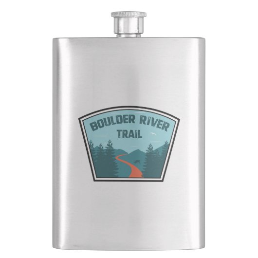 Boulder River Trail Washington Flachmann (Vorderseite)