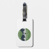 Boulder River Trail Washington Gepäckanhänger (Rückseite vertikal)