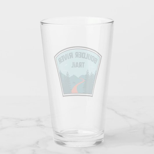 Boulder River Trail Washington Glas (Rückseite)