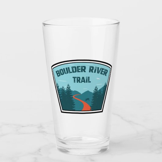 Boulder River Trail Washington Glas (Vorderseite)