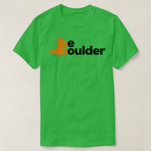 Boulder Rock Climbing Bouldering T-Shirt (Design vorne)