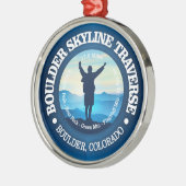 Boulder Skyline Traverse (V) Ornament Aus Metall (Links)