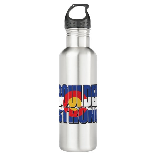 Boulder-Strong Edelstahlflasche (Vorderseite)