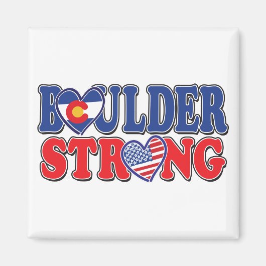 Boulder-Strong-Herz Magnet (Vorne)