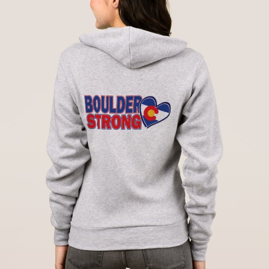 Boulder-Strong Hoodie (Rückseite)