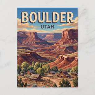 Boulder Utah Postkarte
