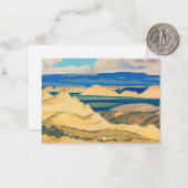 Boulder Valley von Maynard Dixon Mitteilungskarte (Vorderseite/Rückseite Beispiel)