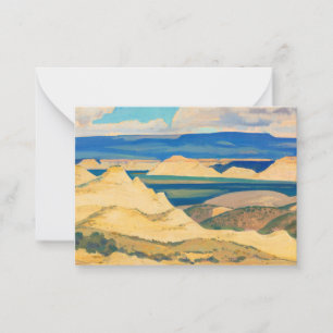 Boulder Valley von Maynard Dixon Mitteilungskarte