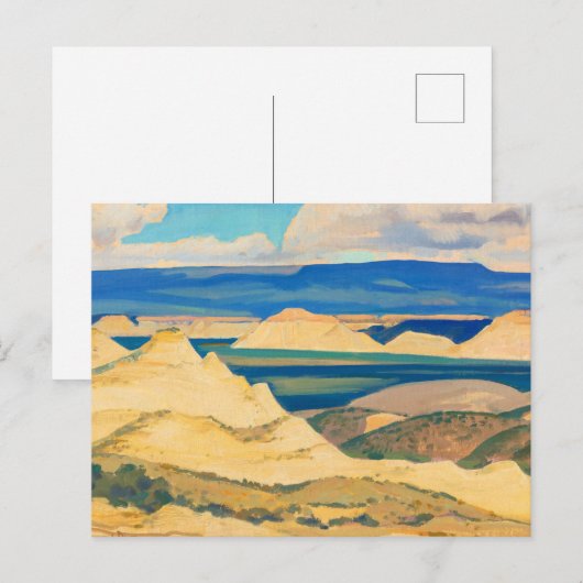 Boulder Valley von Maynard Dixon Postkarte (Vorne/Hinten)