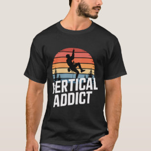 Boulder Vertical Addict Retro Boulderklettern T-Shirt