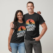 Boulder Vertical Addict Retro Boulderklettern  T-Shirt (Unisex)