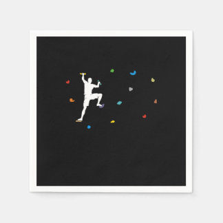 Boulder Wall Boulder Hall Climber Gift Serviette