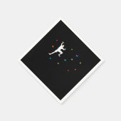 Boulder Wall Boulder Hall Climber Gift Serviette (Ecke)