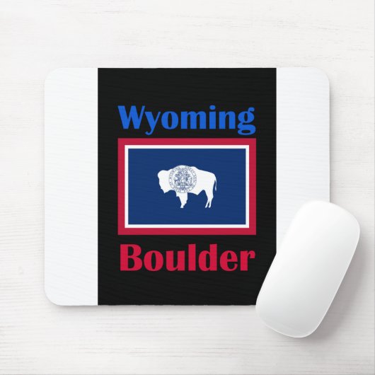 Boulder Wyoming Mousepad (Mit Mouse)