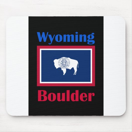 Boulder Wyoming Mousepad (Vorne)