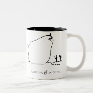 Boulder zerteilt zweifarbige tasse