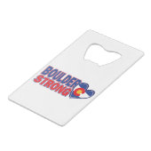 Boulderherz Geldbeutel Flaschenöffner (Vorderseite Schrägansicht)