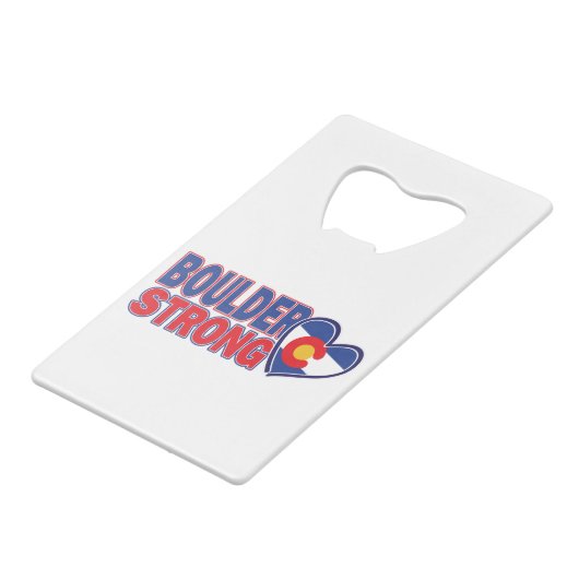 Boulderherz Geldbeutel Flaschenöffner (Vorderseite Schrägansicht)