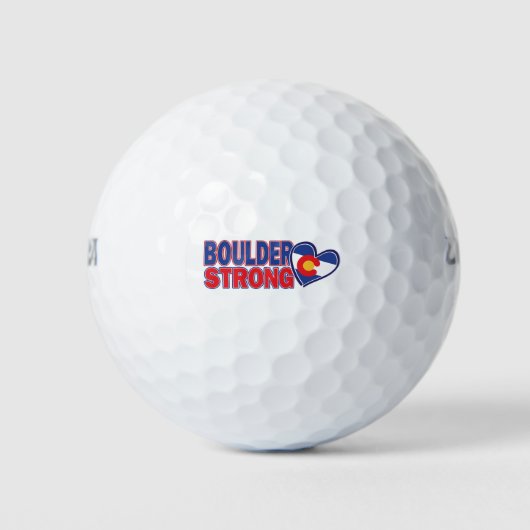 Boulderherz Golfball (Vorderseite)