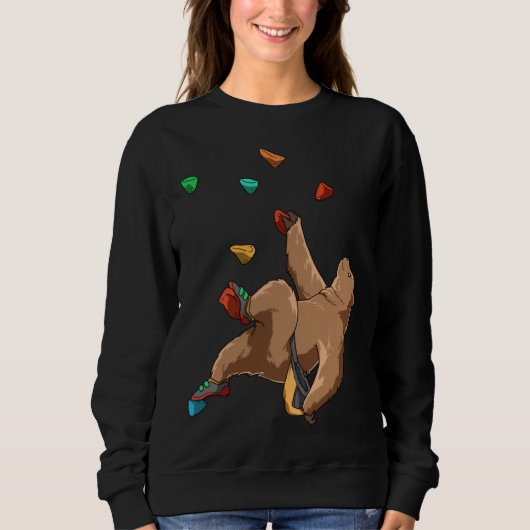 Bouldering and Climbing Grizzly Sweatshirt (Vorderseite)